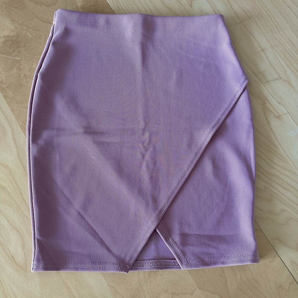 Blush Pink Tulip Mini Skirt